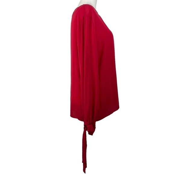 BANANA REPUBLIC WOMEN'S BOAT NECK WITH LONG TIE SLEEVES - Picture 8 of 10